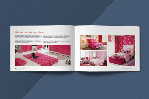 A5 Home Interior Catalogue Template