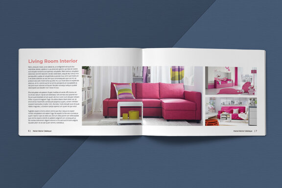 A5 Home Interior Catalogue Template