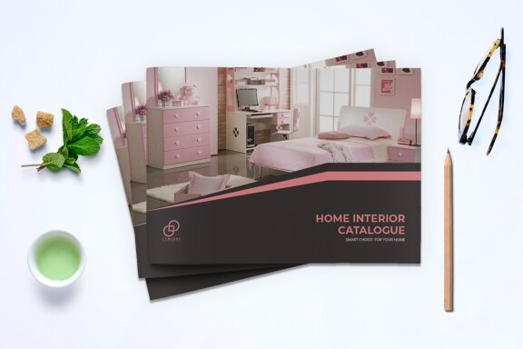 A5 Home Interior Catalogue Template
