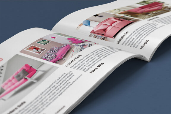 A5 Home Interior Catalogue Template