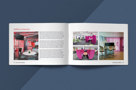A5 Home Interior Catalogue Template