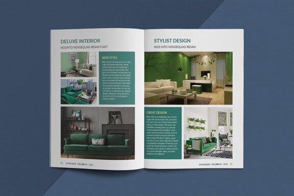 A5 Interior Catalogue Template