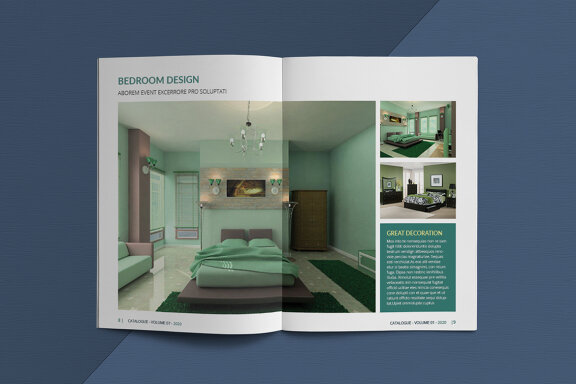A5 Interior Catalogue Template