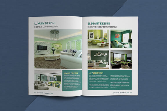 A5 Interior Catalogue Template