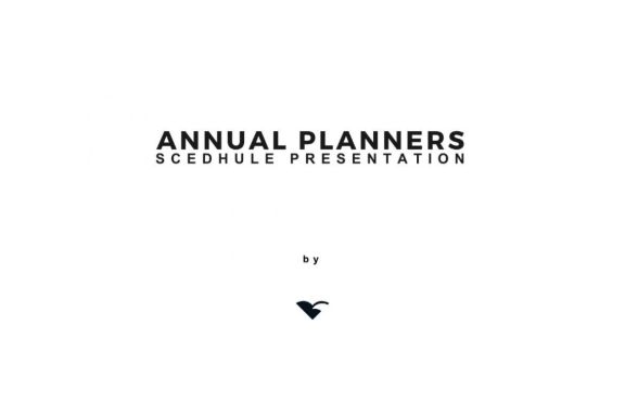 35 Simple Annual Scheduler Company Presentation PowerPoint Template