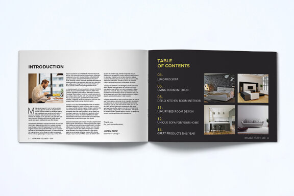 Modern Catalogue Template