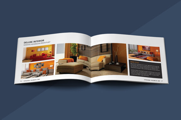 A5 Interior Catalogue Template
