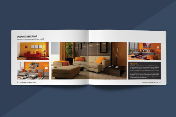 A5 Interior Catalogue Template