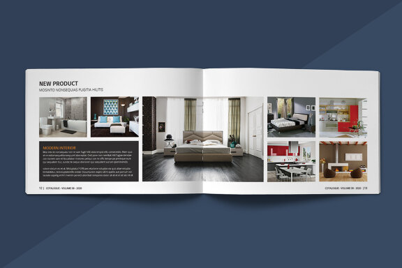 A5 Interior Catalogue Template