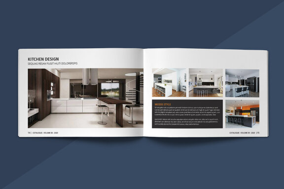 A5 Interior Catalogue Template