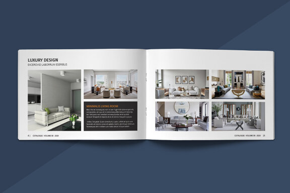 A5 Interior Catalogue Template