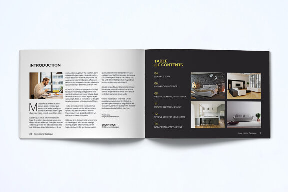 A5 Modern Catalogue Template
