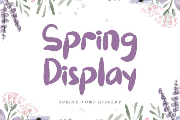 Spring Display