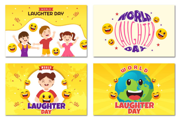 15 World Laughter Day FREE Illustrations
