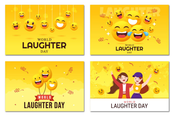 15 World Laughter Day FREE Illustrations