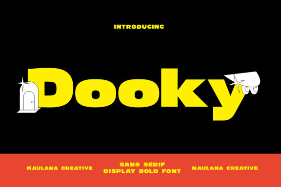Dooky Sans Serif Display Bold Font