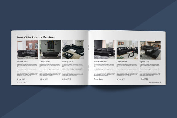 Home Interior Catalogue Template