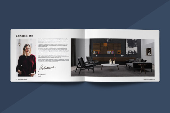 Home Interior Catalogue Template