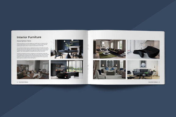 Home Interior Catalogue Template