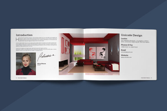 Modern Catalogue Template