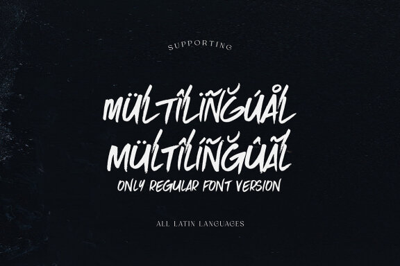 Tokyo Brush & SVG Font