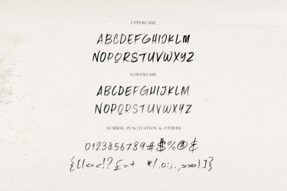 Tokyo Brush & SVG Font