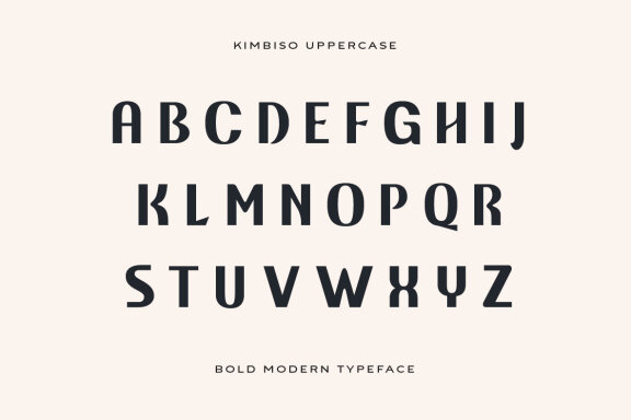Kimbiso Modern Display Font