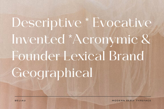 Beliau Modern Serif Fonts