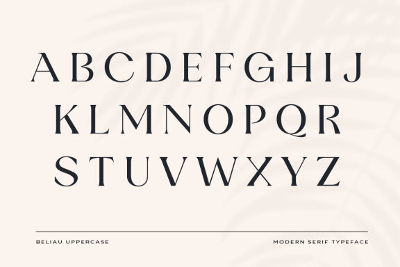 Beliau Modern Serif Fonts