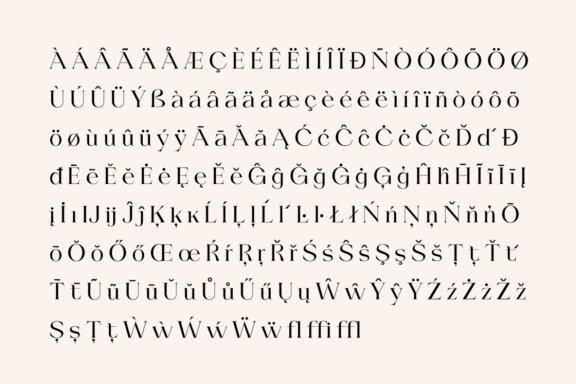 Beliau Modern Serif Fonts