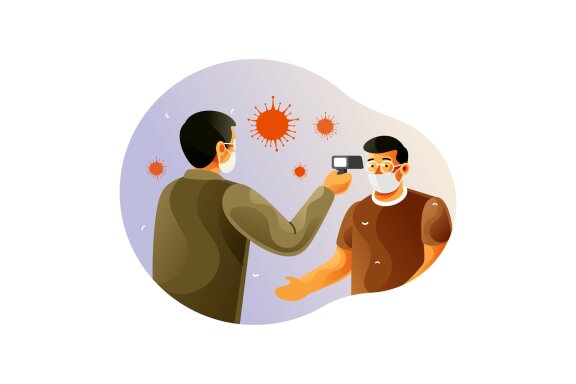 Check body temperature to fight against coronavirus