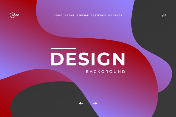 Pink Blue Abstract trendy gradient background