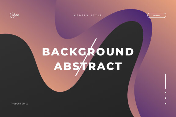 Pink Blue Abstract trendy gradient background