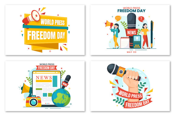 16 World Press Freedom Day Illustration