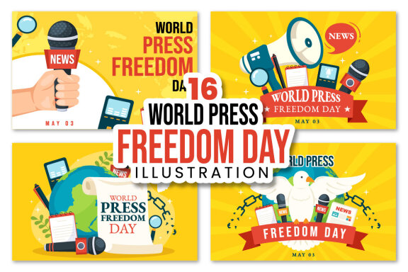 16 World Press Freedom Day Illustration
