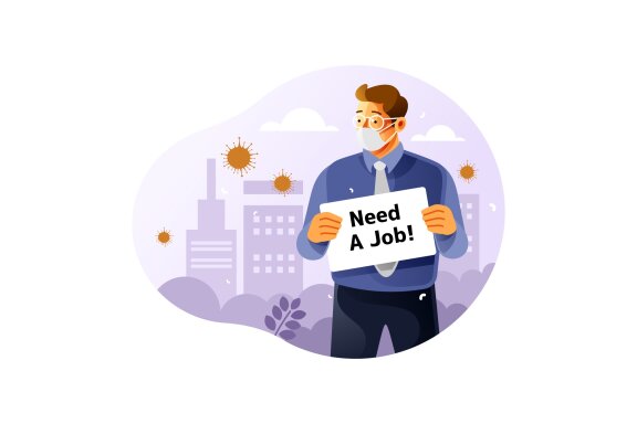 Losing a job because of coronavirus impact