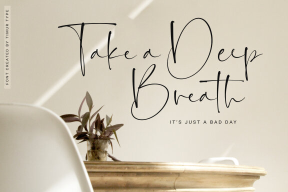 Saint Timothy - Modern Script Font