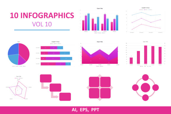 10 Infographic elements pack-10