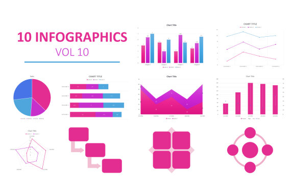 10 Infographic elements pack-10