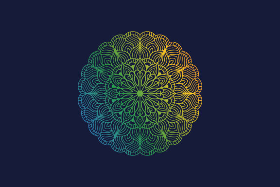 FREE Mandala Illustration on doodle style-10