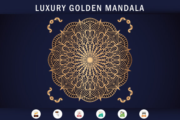 Luxury Mandala Arabesque Pattern Arabic Islamic east style-03