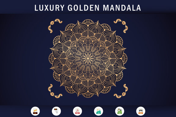 Luxury Mandala Arabesque Pattern Arabic Islamic east style-05