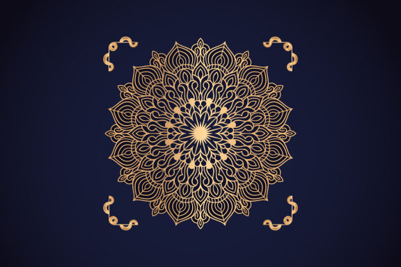 Luxury Mandala Arabesque Pattern Arabic Islamic east style-06