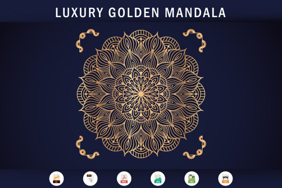 Luxury Mandala Arabesque Pattern Arabic Islamic east style-08