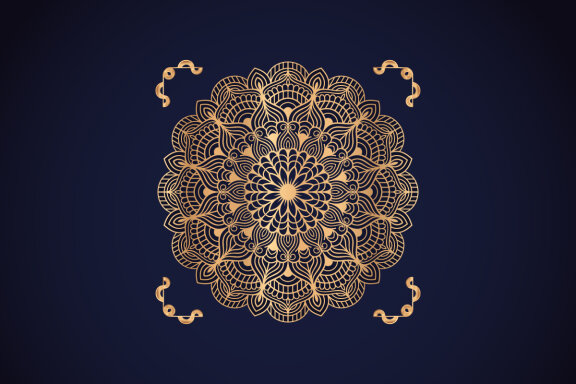Luxury Mandala Arabesque Pattern Arabic Islamic east style-09
