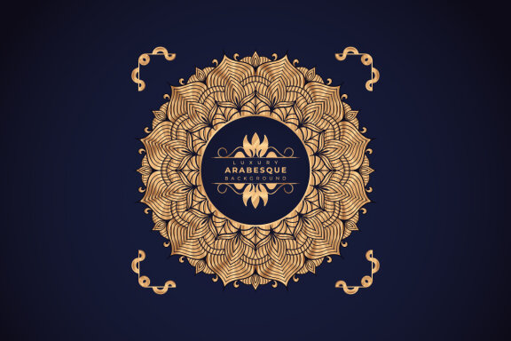Luxury Mandala Arabesque Pattern Arabic Islamic east style-11