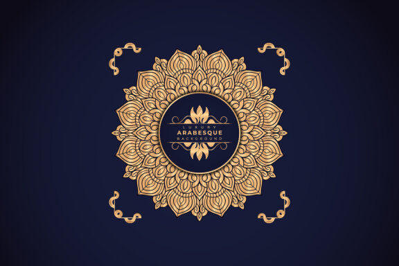 Luxury Mandala Arabesque Pattern Arabic Islamic east style-16