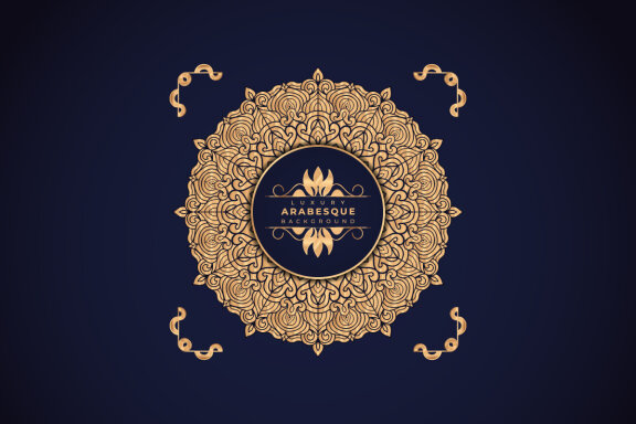 FREE Mandala Arabesque Pattern Arabic Islamic east style-17