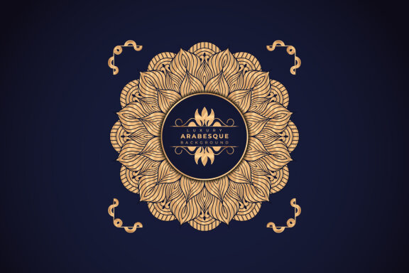 Luxury Mandala Arabesque Pattern Arabic Islamic east style-18