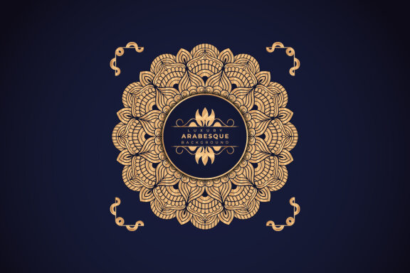 FREE Mandala Arabesque Pattern Arabic Islamic east style-19